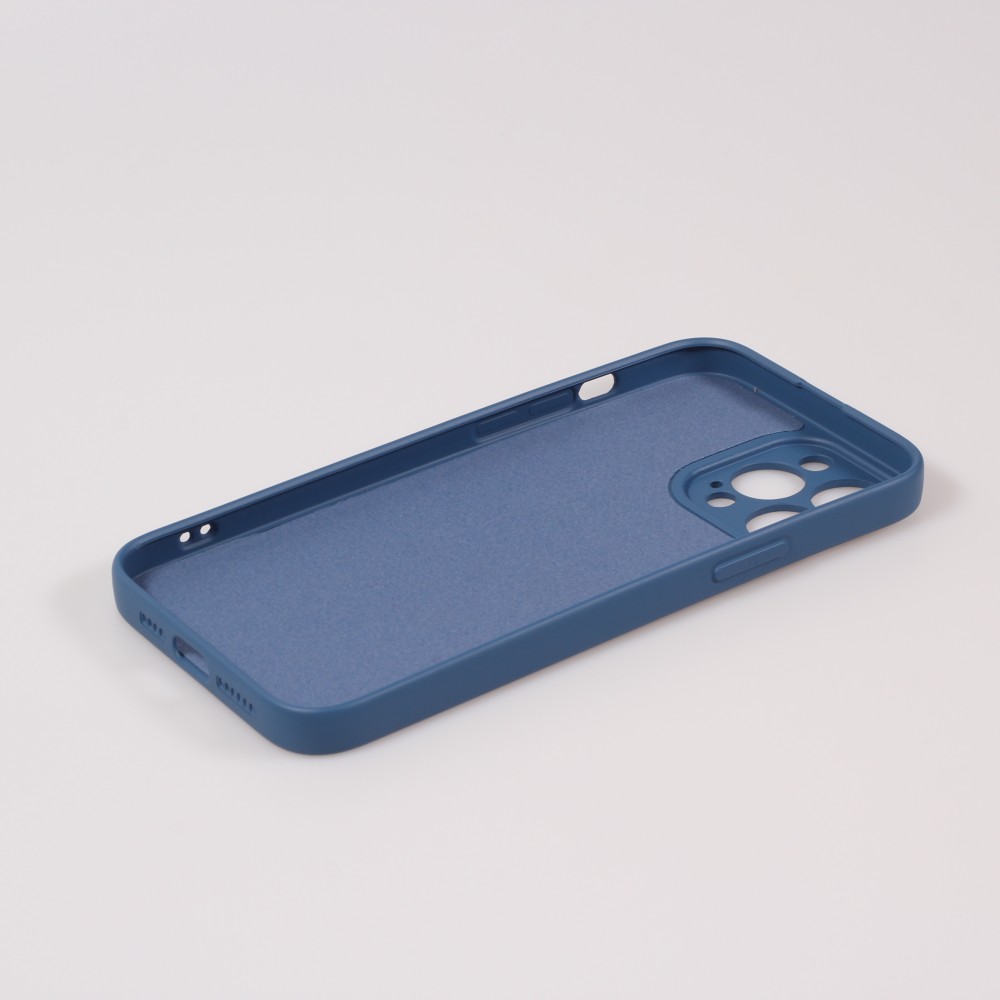 iPhone 15 Pro Max Case Hülle - Soft-Shell silikon cover mit MagSafe und Kameraschutz - Blau