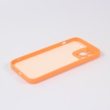 iPhone 13 Pro Max Case Hülle - Soft-Shell silikon cover mit MagSafe und Kameraschutz - Orange