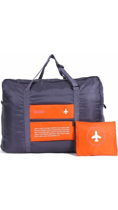 Faltbare und wasserfeste Reisebegleiter-Tasche mit 32L Füllvolumen - Orange