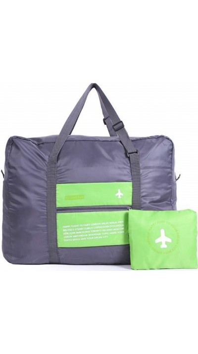 Faltbare und wasserfeste Reisebegleiter-Tasche mit 32L Füllvolumen - Grün