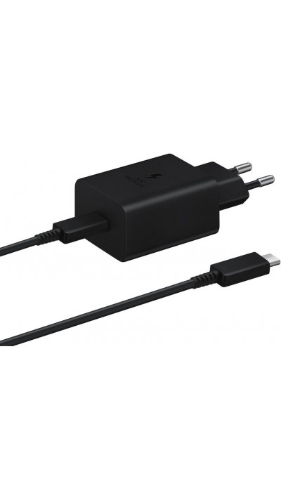 Samsung 45W USB-C Travel Charger adaptateur Power Delivery + câble USB-C (1.8m) - Noir