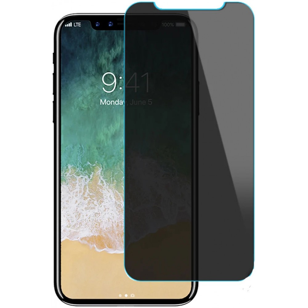 iPhone 7 / 8 / SE (2020) Privacy Anti-Spy Tempered Glass - Bildschirm Schutzglas mit Blickschutz