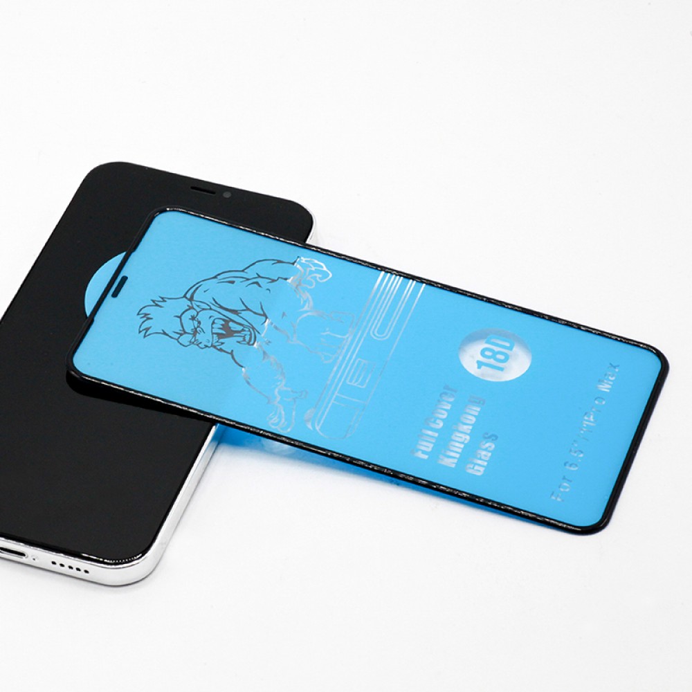 Tempered Glass iPhone 13 mini - Vitre de protection d'écran intégrale avec bord en silicone anti-choc