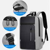 Universal Travel Urban Backpack waterproof - Transport Rucksack für Notebook 15.6 Zoll (MacBook, HP, Acer) - Schwarz