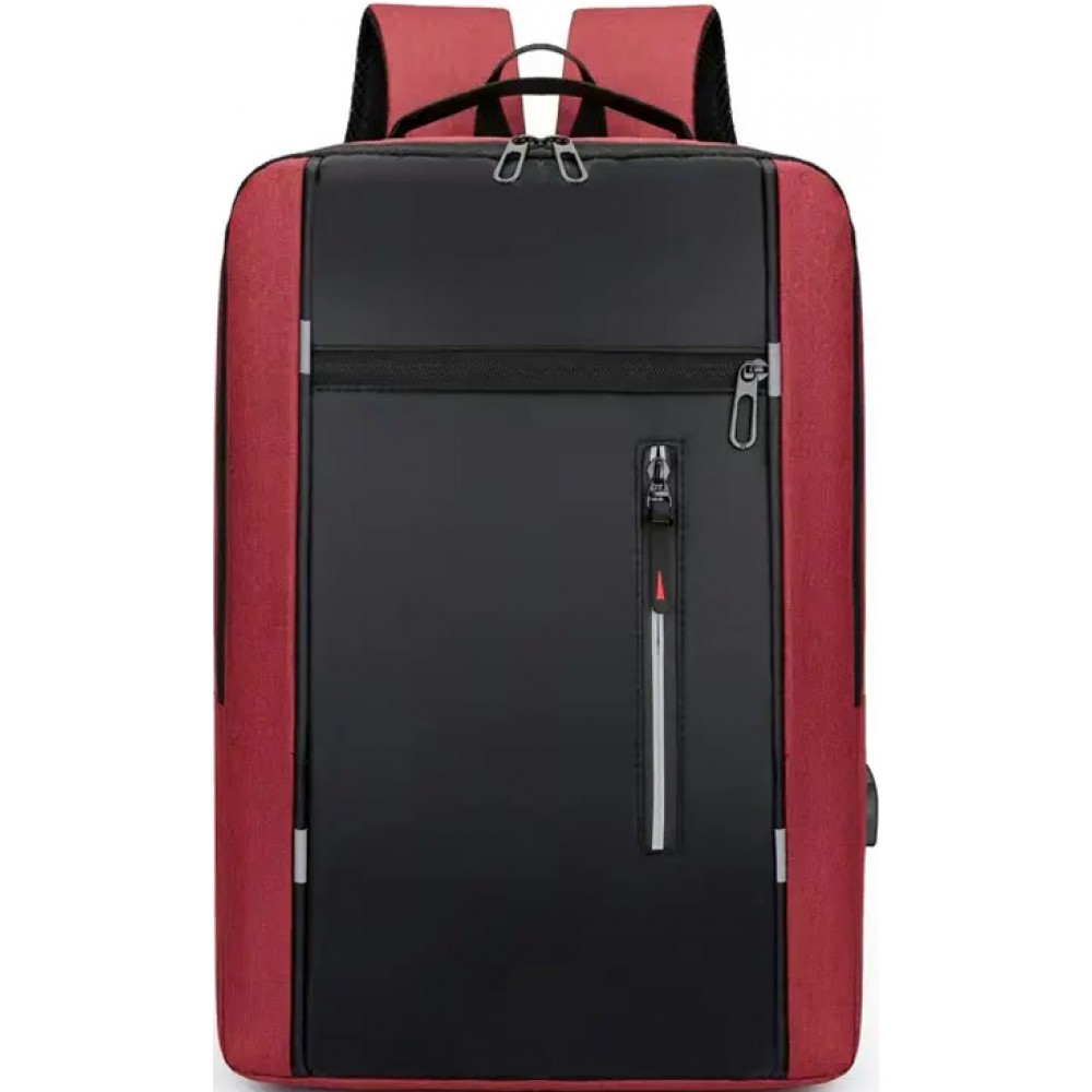 Universal Travel Urban Backpack waterproof - Transport Rucksack für Notebook 15.6 Zoll (MacBook, HP, Acer) - Rot