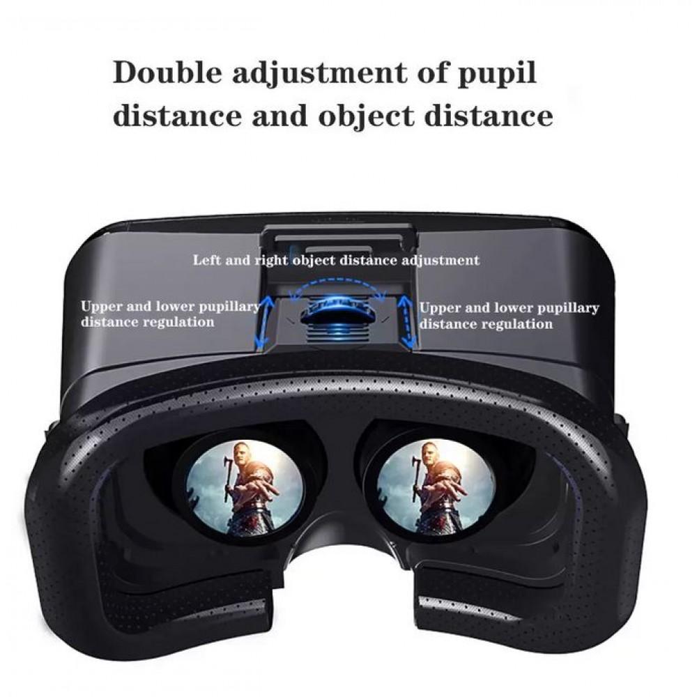 VR PARK 3D VR Virtual Reality Brille + Kopfhörer - Schwarz