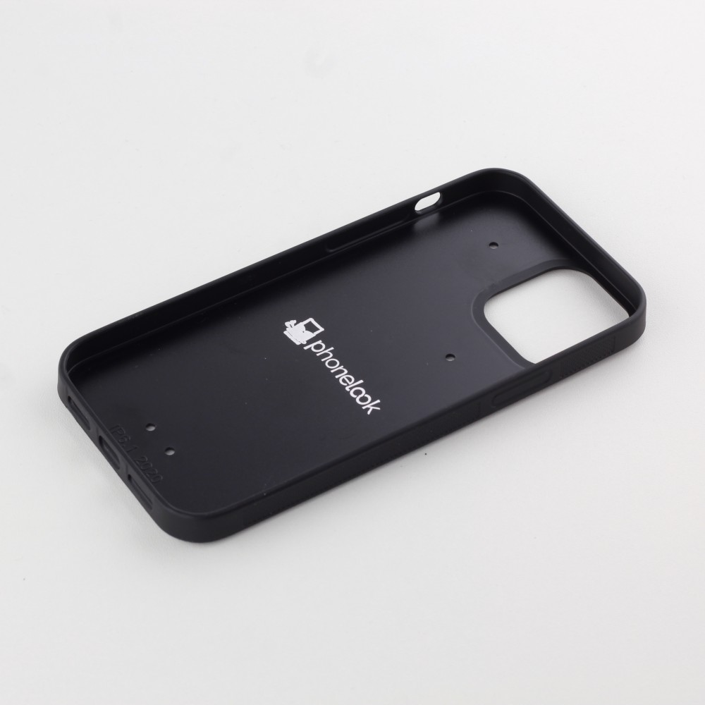 iPhone 12 / 12 Pro Case Hülle - Silikon schwarz Nothing is Perfetc