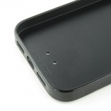 iPhone 12 / 12 Pro Case Hülle - Silikon schwarz Mitternachtsleuchten