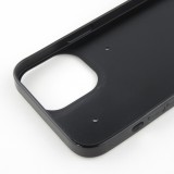 iPhone 12 / 12 Pro Case Hülle - Silikon schwarz Kroatien 2022 personalisierbares Fussballtrikot