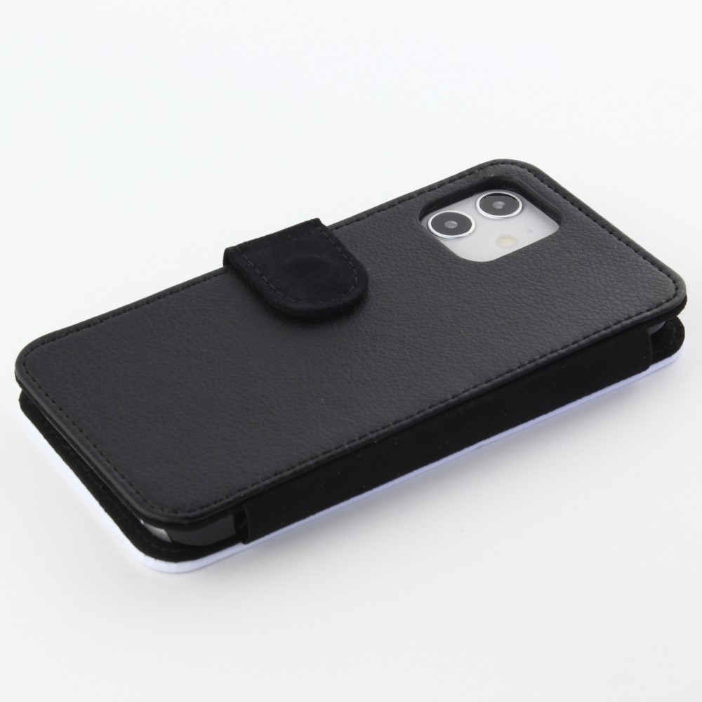 iPhone 12 / 12 Pro Case Hülle - Wallet schwarz Nothing is Perfetc