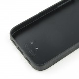 iPhone 12 mini Case Hülle - Silikon schwarz Mitternachtsleuchten