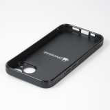 iPhone 15 Case Hülle - Silikon schwarz Weihnachten 2023 Minimalistischer Weihnachtsmann