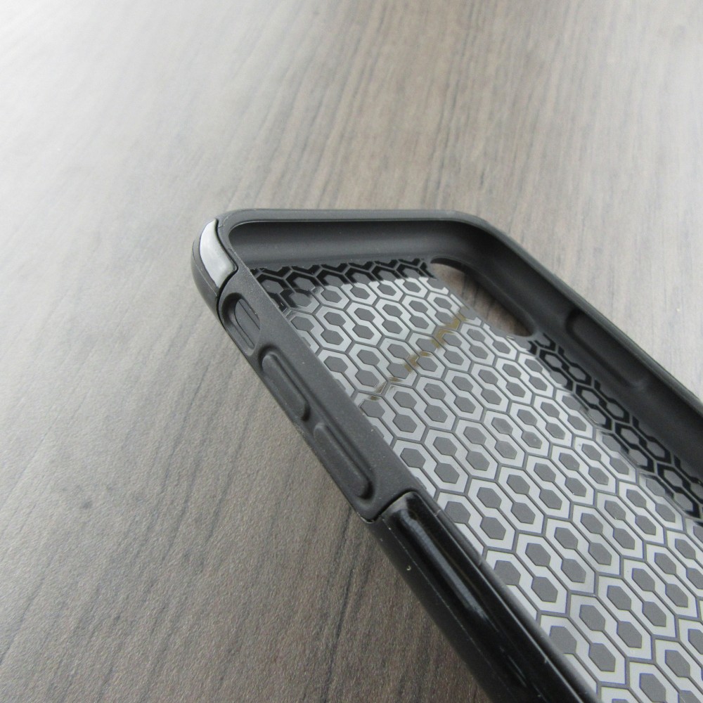 iPhone X / Xs Case Hülle - Hybrid Armor schwarz Cocktail Rezept Hugo