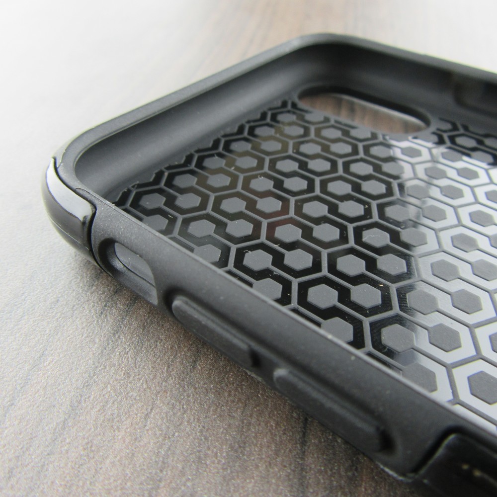 iPhone X / Xs Case Hülle - Hybrid Armor schwarz Cocktail Rezept Hugo