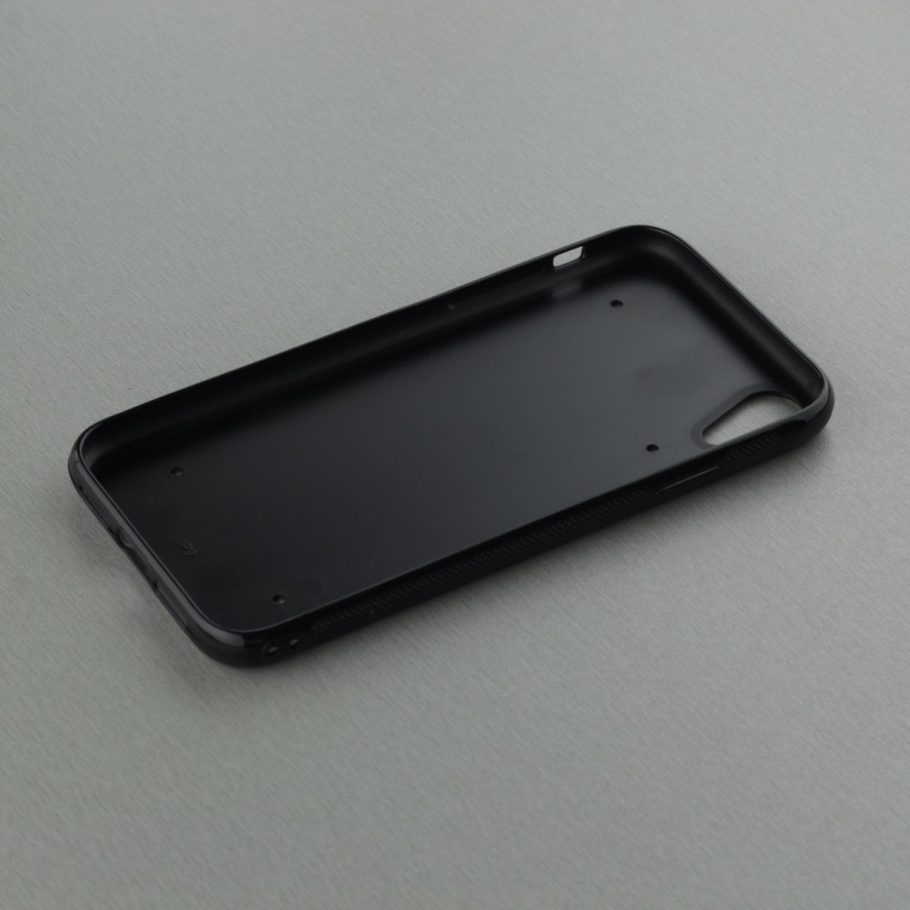 iPhone XR Case Hülle - Silikon schwarz Schweiz Away personalisierbares Fussballtrikot