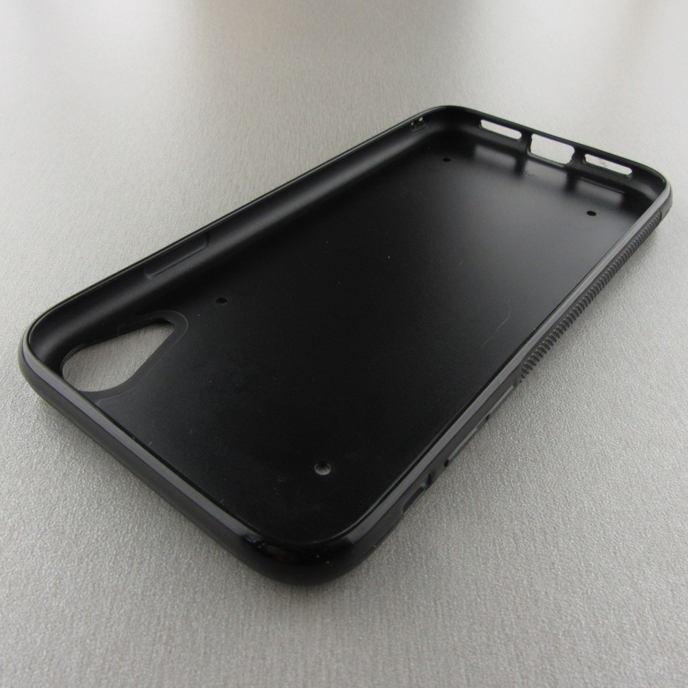 iPhone XR Case Hülle - Silikon schwarz Schweiz Away personalisierbares Fussballtrikot