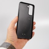 Samsung Galaxy S22+ Case Hülle - Silikon schwarz Frankreich 2022 personalisierbares Fussballtrikot