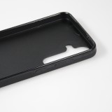 Coque Samsung Galaxy S24 - Silicone rigide noir Chat livres sombres