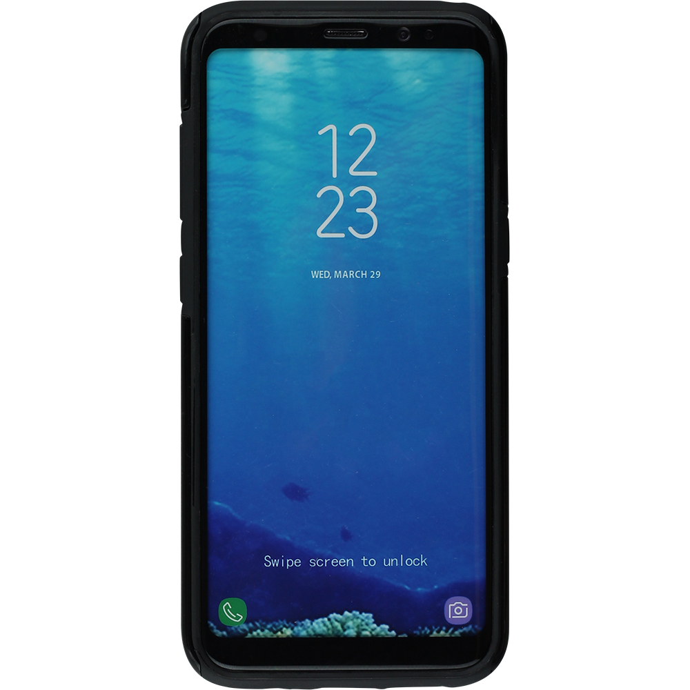 Samsung Galaxy S8 Case Hülle - Hybrid Armor schwarz Verbier Cabane Mont-Fort