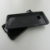 Samsung Galaxy S8 Case Hülle - Hybrid Armor schwarz Schwarze Katze unter dem Vollmond